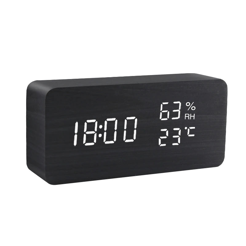 TimberGlow Smart LED Clock