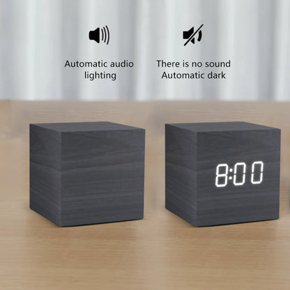 TimberGlow Smart LED Clock