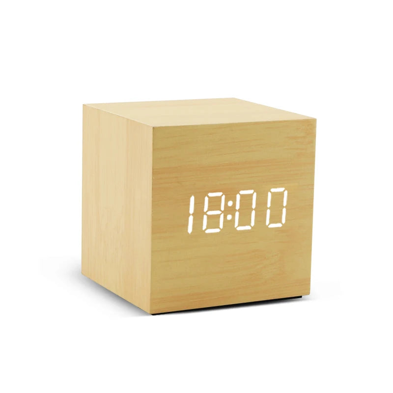 TimberGlow Smart LED Clock