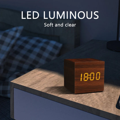 TimberGlow Smart LED Clock