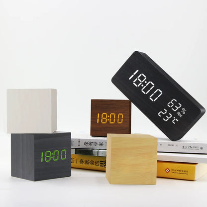 TimberGlow Smart LED Clock