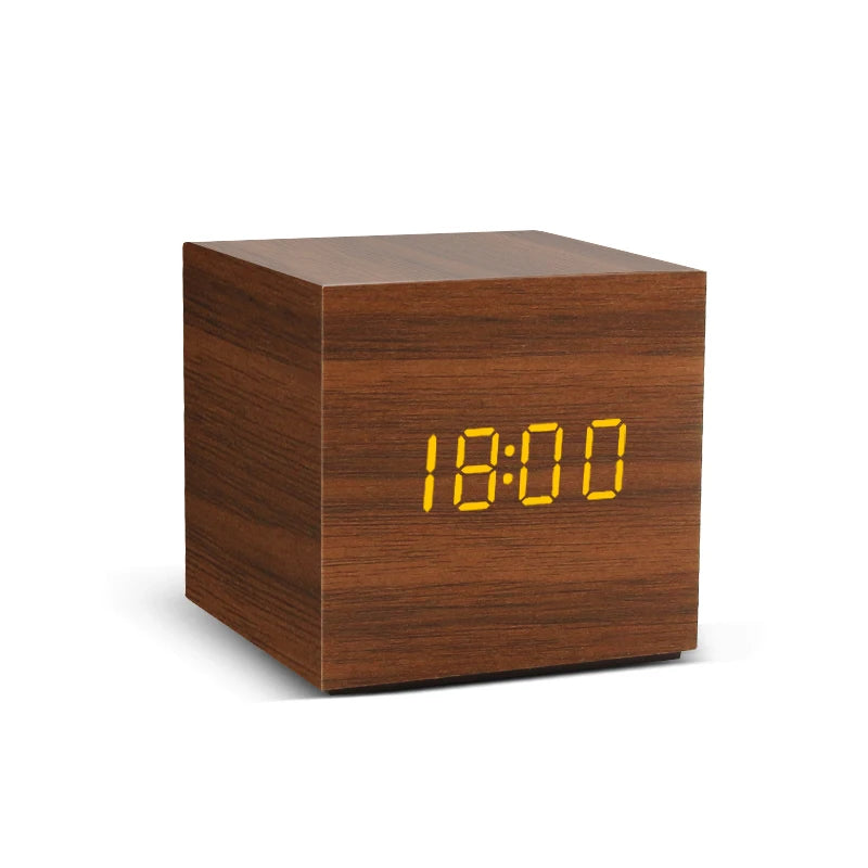 TimberGlow Smart LED Clock