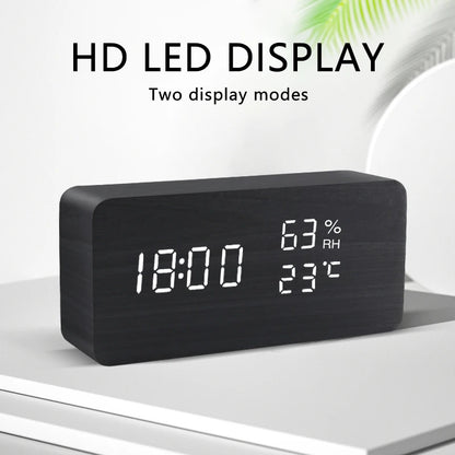 TimberGlow Smart LED Clock