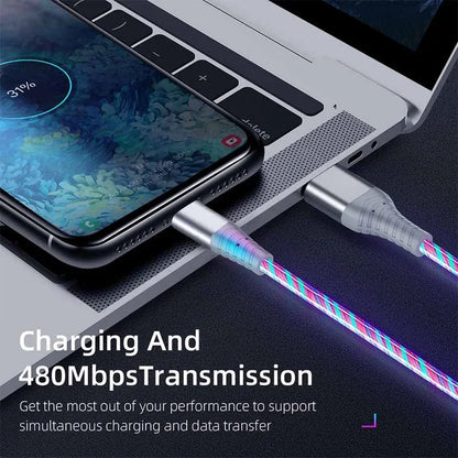 FlowGlow USB Type C Cable - Fast Charging