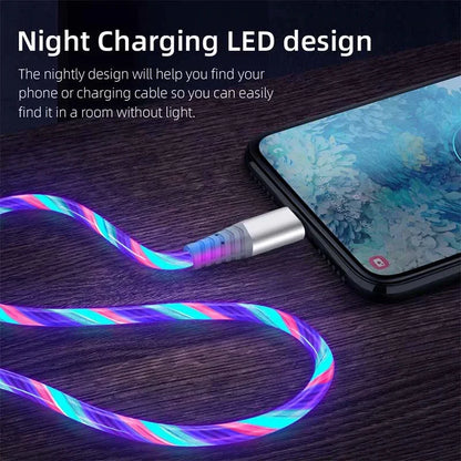 FlowGlow USB Type C Cable - Fast Charging