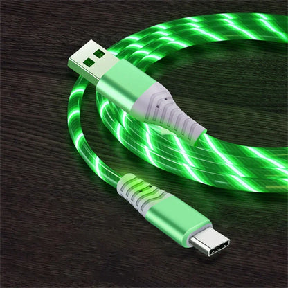 FlowGlow USB Type C Cable - Fast Charging