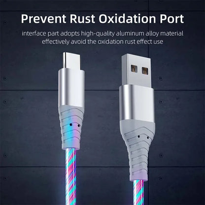 FlowGlow USB Type C Cable - Fast Charging